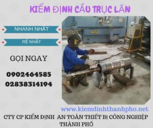 Hình ảnh kiểm định Cầu trục lăn