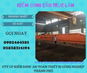 Hình ảnh kiểm định Cầu trục lăn