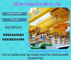 Hình ảnh kiểm định Cầu trục lăn