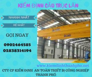 Hình ảnh kiểm định Cầu trục lăn