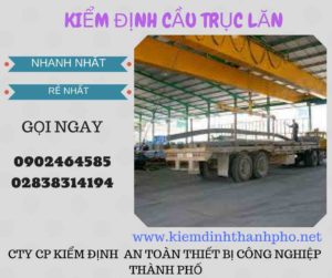 Hình ảnh kiểm định Cầu trục lăn