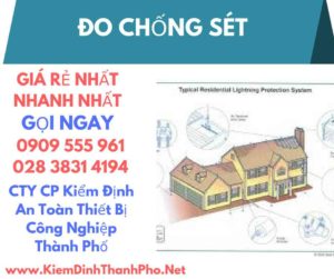 hình ảnh kiểm định đo chống sét