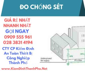 hình ảnh kiểm định đo chống sét