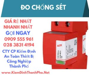 hình ảnh kiểm định đo chống sét