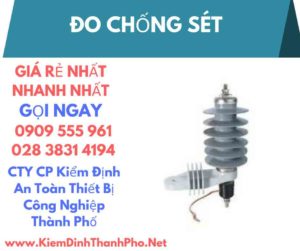 hình ảnh kiểm định đo chống sét