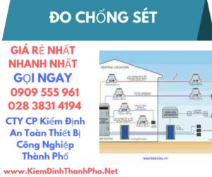 hình ảnh kiểm định đo chống sét