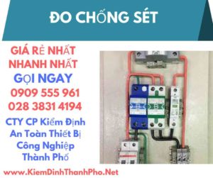 hình ảnh kiểm định đo chống sét