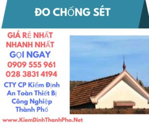 hình ảnh kiểm định đo chống sét