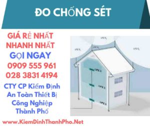 hình ảnh kiểm định đo chống sét