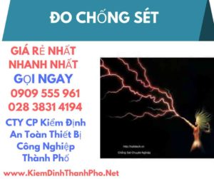 hình ảnh kiểm định đo chống sét