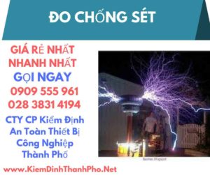 hình ảnh kiểm định đo chống sét