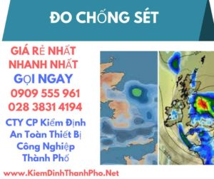 hình ảnh kiểm định đo chống sét