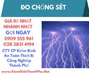 hình ảnh kiểm định đo chống sét