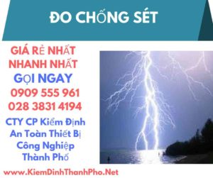 hình ảnh kiểm định đo chống sét