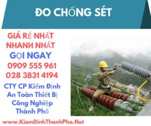 hình ảnh kiểm định đo chống sét