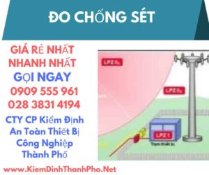 hình ảnh kiểm định đo chống sét