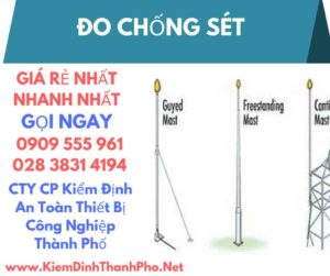 hình ảnh kiểm định đo chống sét