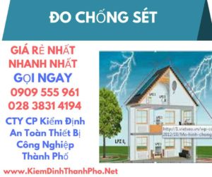 hình ảnh kiểm định đo chống sét