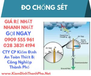 hình ảnh kiểm định đo chống sét