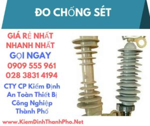 hình ảnh kiểm định đo chống sét