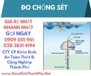 hình ảnh kiểm định đo chống sét