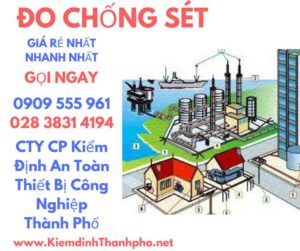 hình ảnh kiểm định đo chống sét