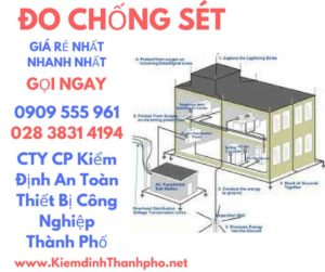 hình ảnh kiểm định đo chống sét