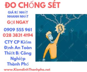 hình ảnh kiểm định đo chống sét