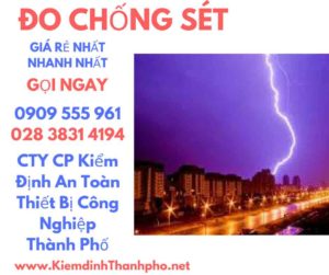 hình ảnh kiểm định đo chống sét