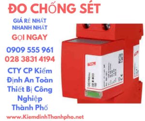 hình ảnh kiểm định đo chống sét