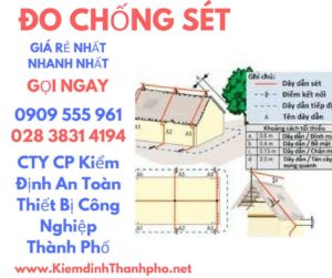 hình ảnh kiểm định đo chống sét