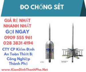 hình ảnh kiểm định đo chống sét