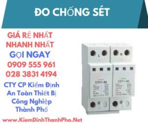 hình ảnh kiểm định đo chống sét