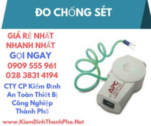 hình ảnh kiểm định đo chống sét