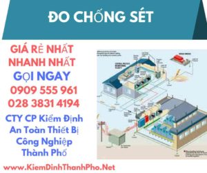 hình ảnh kiểm định đo chống sét