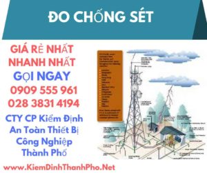 hình ảnh kiểm định đo chống sét