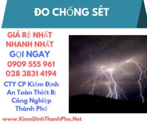 hình ảnh kiểm định đo chống sét