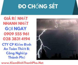 hình ảnh kiểm định đo chống sét