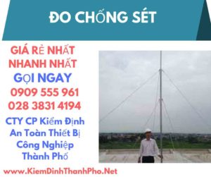 hình ảnh kiểm định đo chống sét