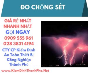 hình ảnh kiểm định đo chống sét