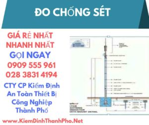 hình ảnh kiểm định đo chống sét