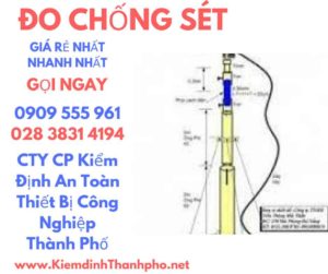 hình ảnh kiểm định đo chống sét