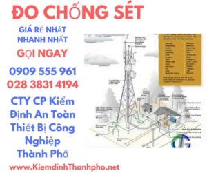 hình ảnh kiểm định đo chống sét