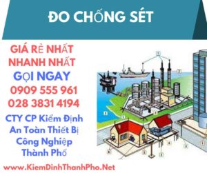 hình ảnh kiểm định đo chống sét