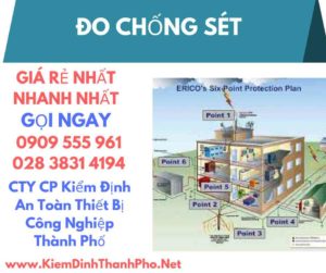 hình ảnh kiểm định đo chống sét