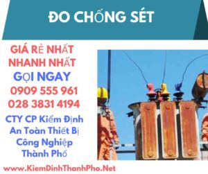 hình ảnh kiểm định đo chống sét