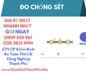 hình ảnh kiểm định đo chống sét