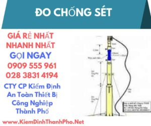 hình ảnh kiểm định đo chống sét