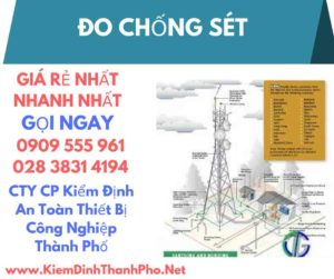 hình ảnh kiểm định đo chống sét