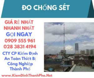 hình ảnh kiểm định đo chống sét